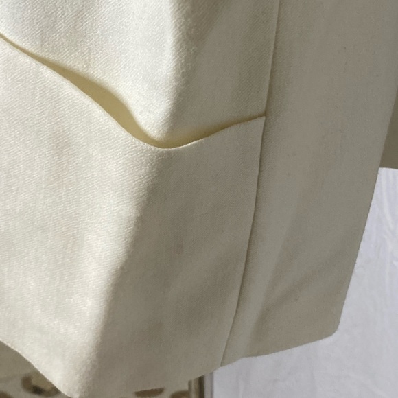 Vintage Giorgio Sant' Angelo ivory blazer size 12 - Picture 5 of 11